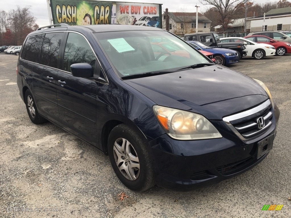 2007 Odyssey EX - Midnight Blue Pearl / Gray photo #7