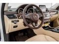 2018 Mercedes-Benz GLE Ginger Beige/Espresso Brown Interior Steering Wheel Photo