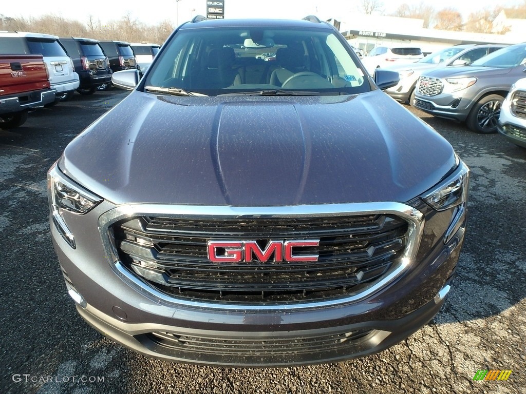 2018 Terrain SLE AWD - Blue Steel Metallic / ­Jet Black photo #2