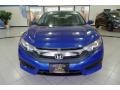 2018 Aegean Blue Metallic Honda Civic EX Sedan  photo #3