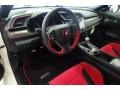 Type R Red/Black Suede Effect Dashboard Photo for 2018 Honda Civic #124171619