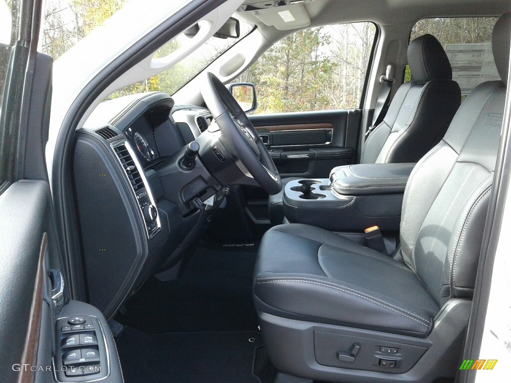 Black Interior 2018 Ram 2500 Laramie Crew Cab 4x4 Photo #124174829