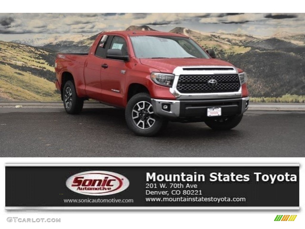 2018 Tundra SR5 Double Cab 4x4 - Barcelona Red Metallic / Black photo #1