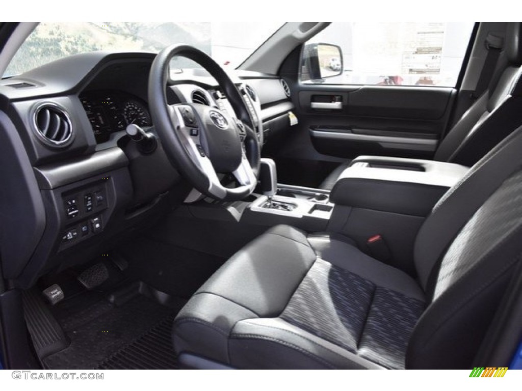 2018 Tundra SR5 CrewMax 4x4 - Blazing Blue Pearl / Black photo #5