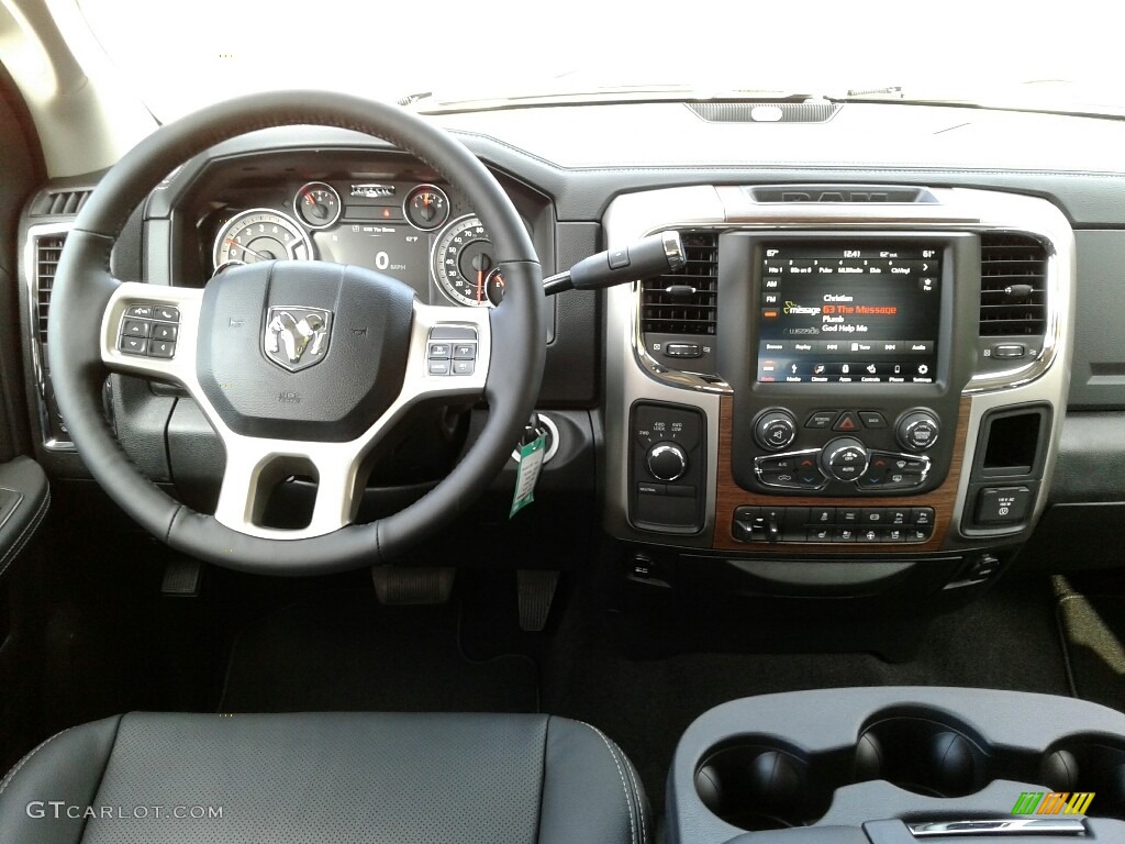 2018 Ram 2500 Laramie Crew Cab 4x4 Black Dashboard Photo #124175531