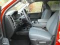 Black/Diesel Gray 2018 Ram 2500 Tradesman Crew Cab 4x4 Interior Color
