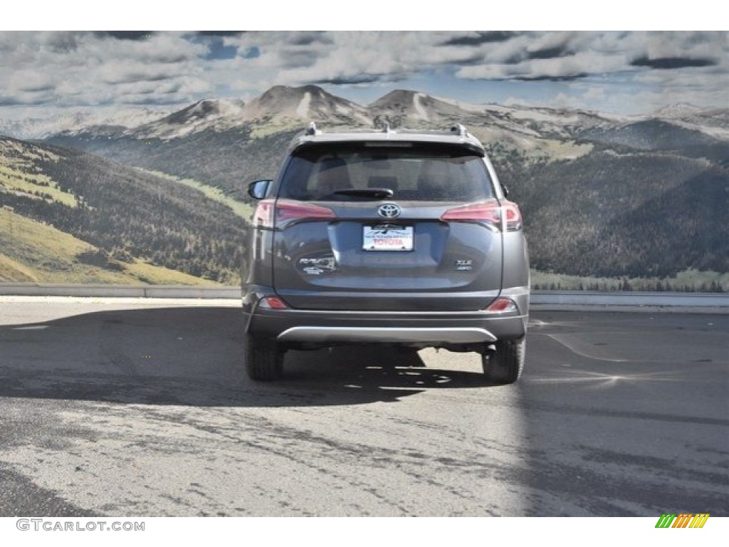 2018 RAV4 XLE AWD - Magnetic Gray Metallic / Black photo #4