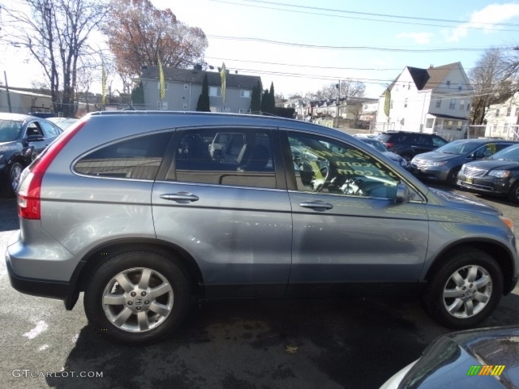 2007 CR-V EX-L 4WD - Glacier Blue Metallic / Gray photo #8