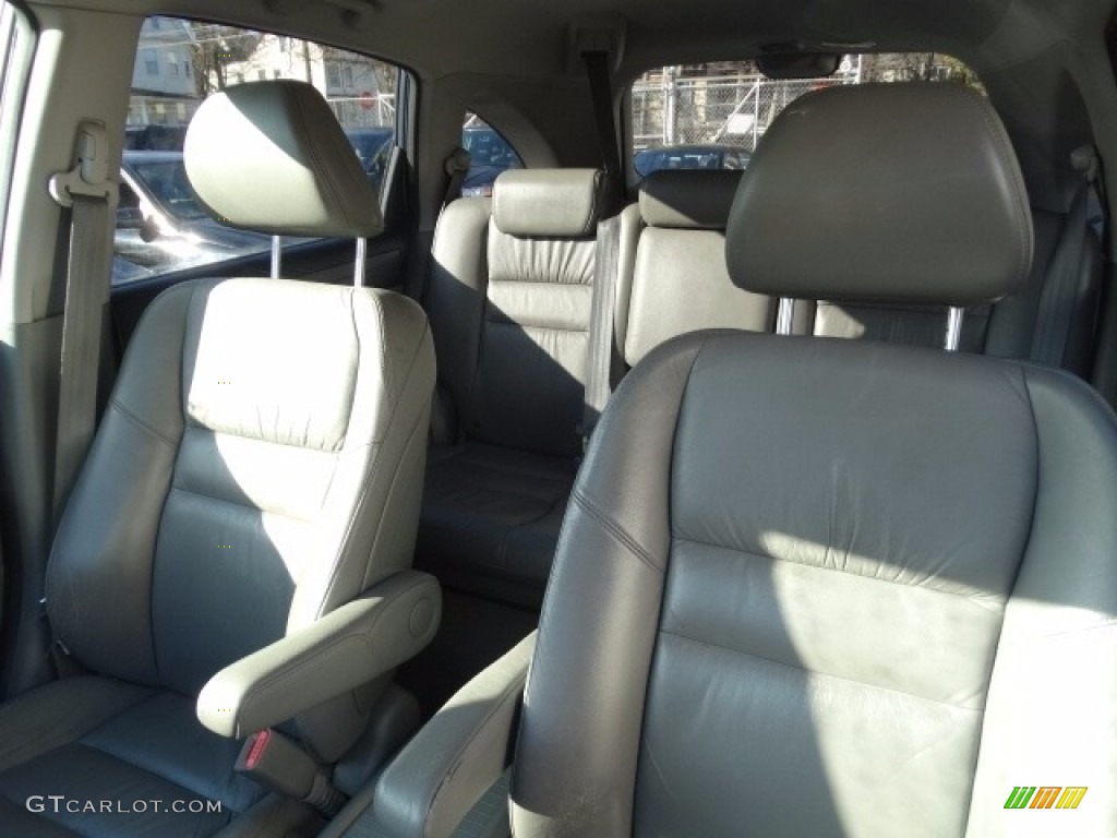 2007 CR-V EX-L 4WD - Glacier Blue Metallic / Gray photo #14