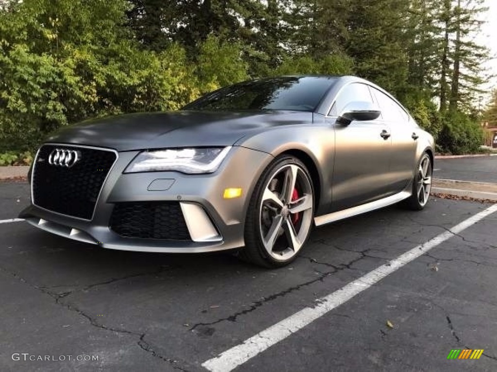 Daytona Grey Matte 2014 Audi RS 7 4.0 TFSI quattro Exterior Photo #124179953