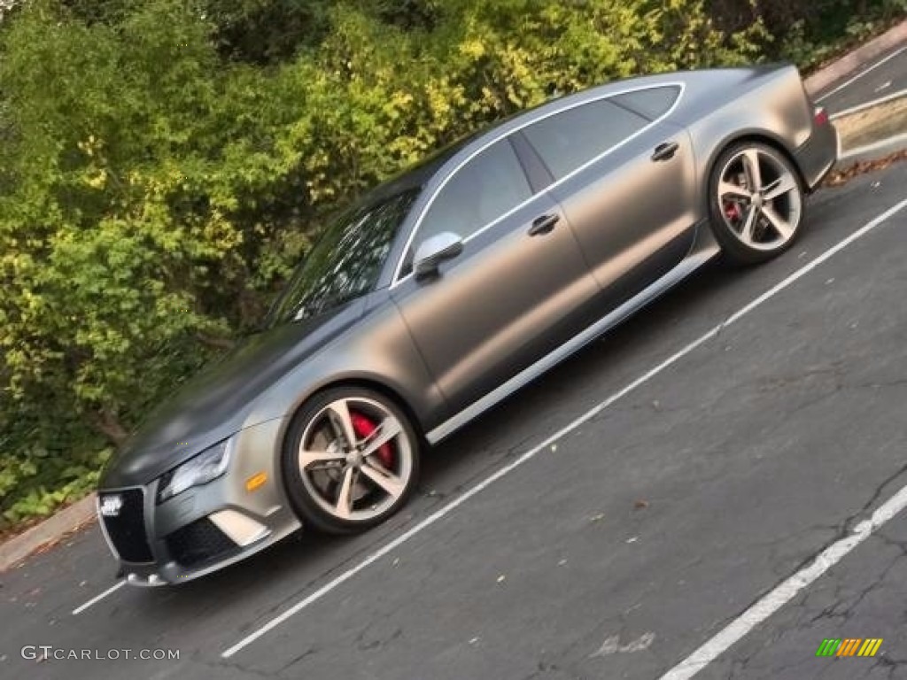 Daytona Grey Matte 2014 Audi RS 7 4.0 TFSI quattro Exterior Photo #124179989
