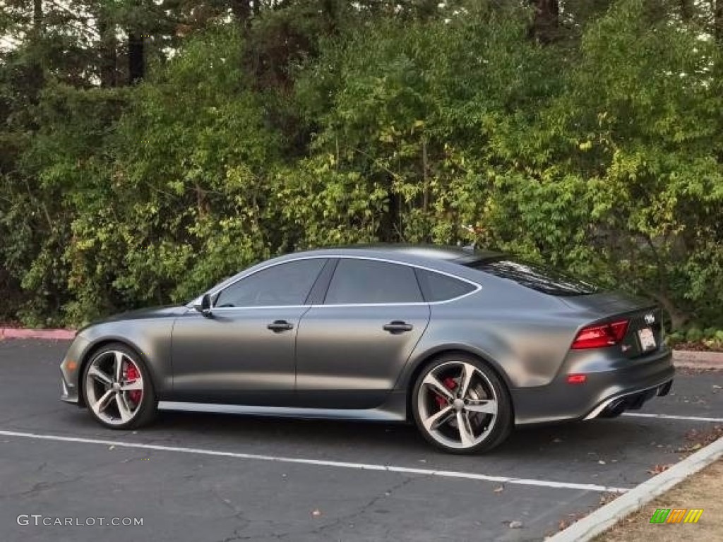 Daytona Grey Matte 2014 Audi RS 7 4.0 TFSI quattro Exterior Photo #124180085