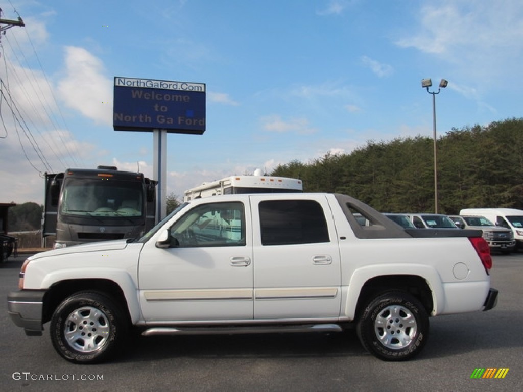 2005 Avalanche LT - Summit White / Tan/Neutral photo #2