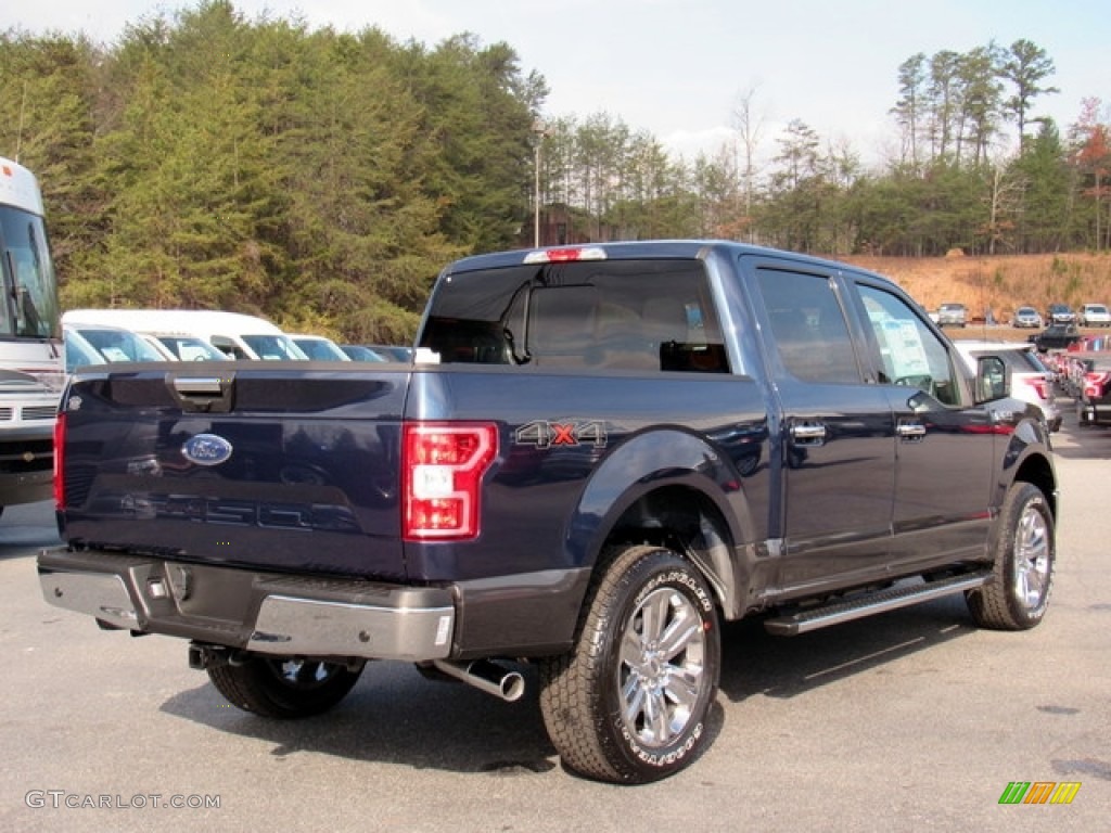 2018 F150 XLT SuperCrew 4x4 - Blue Jeans / Earth Gray photo #5