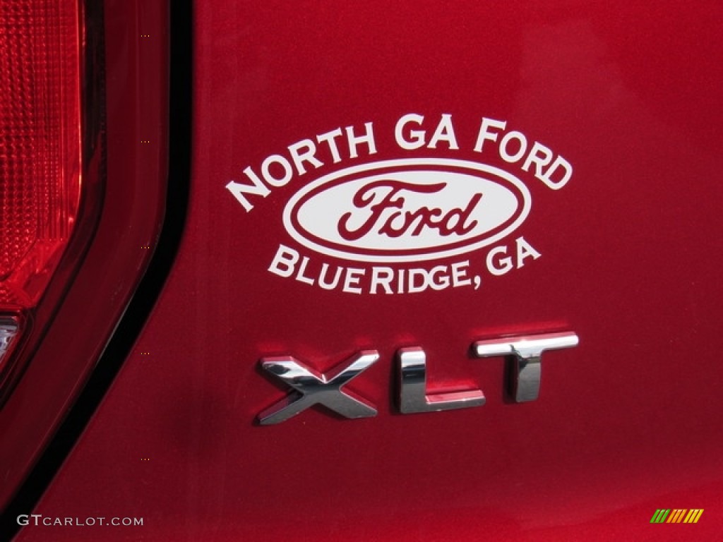 2018 Explorer XLT 4WD - Ruby Red / Medium Stone photo #35