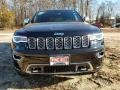 2017 Diamond Black Crystal Pearl Jeep Grand Cherokee Overland 4x4  photo #2
