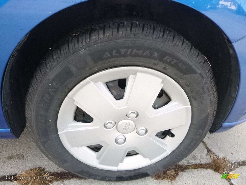 2010 Focus S Sedan - Blue Flame Metallic / Medium Stone photo #9
