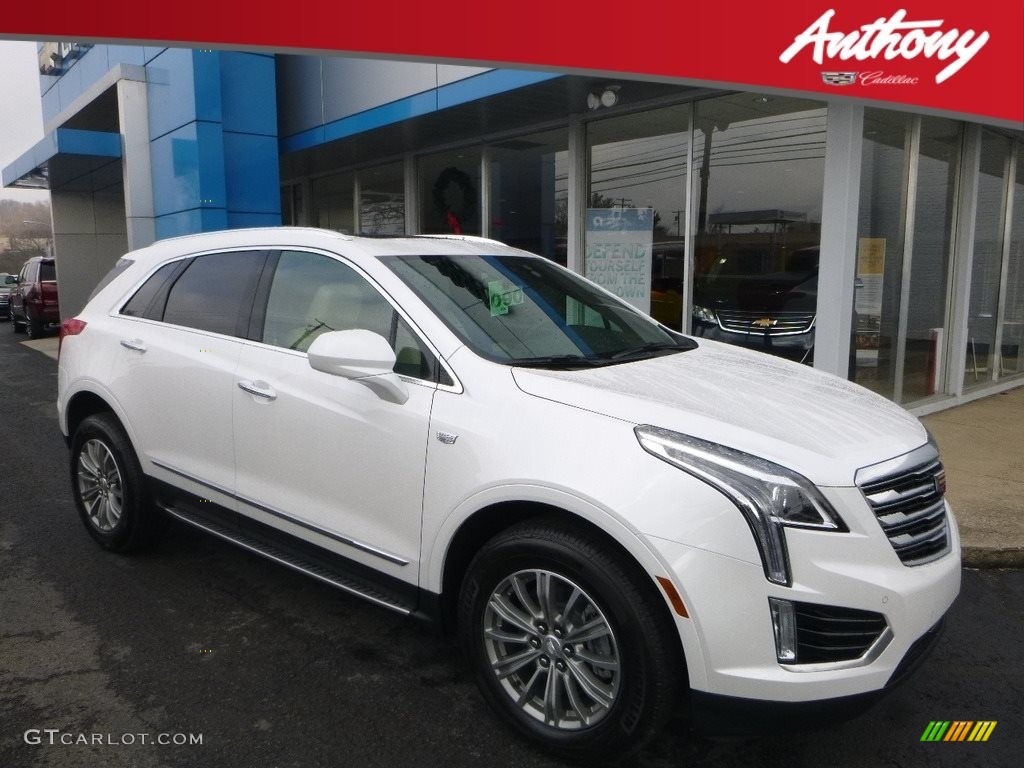 2018 Crystal White Tricoat Cadillac XT5 Luxury AWD 124166039