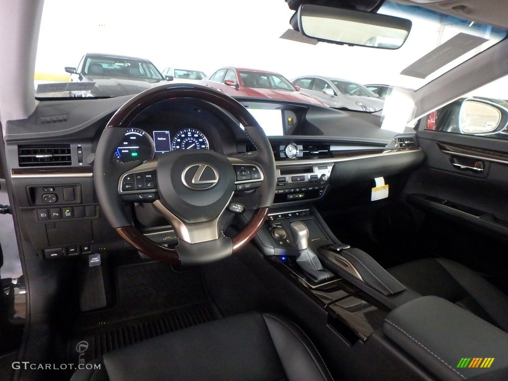 Black Interior 2018 Lexus ES 300h Photo #124187225