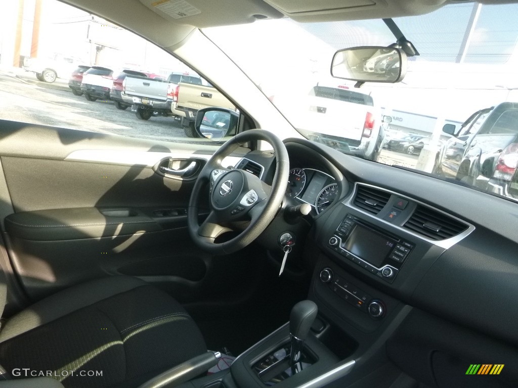 2018 Sentra S - Fresh Powder White / Charcoal photo #11