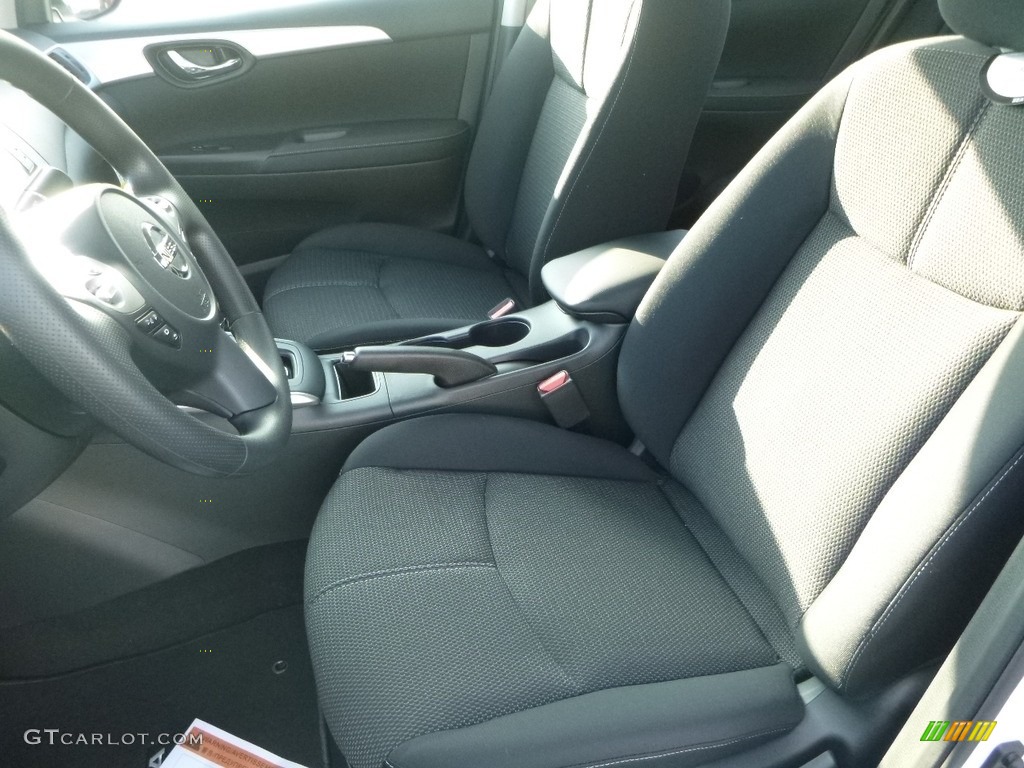 2018 Sentra S - Fresh Powder White / Charcoal photo #14