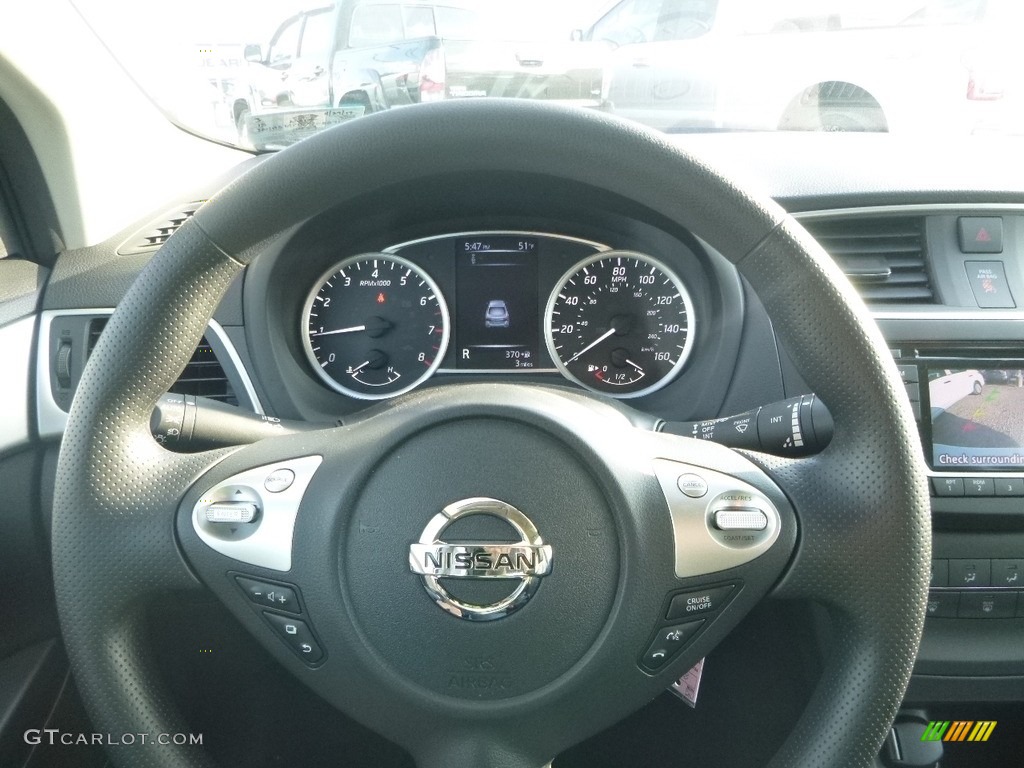 2018 Sentra S - Fresh Powder White / Charcoal photo #20