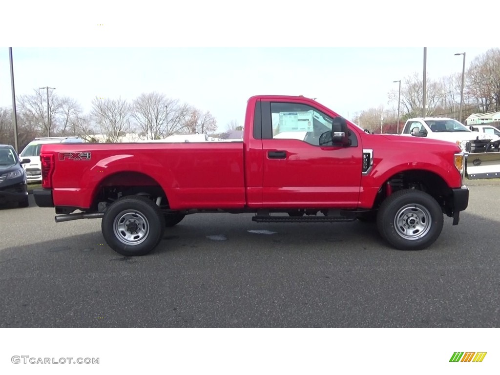 Race Red 2017 Ford F350 Super Duty XL Regular Cab 4x4 Exterior Photo #124188545