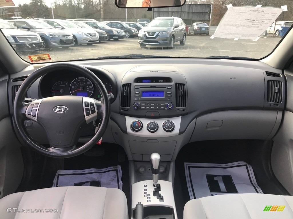2009 Elantra SE Sedan - Carbon Gray / Black photo #11