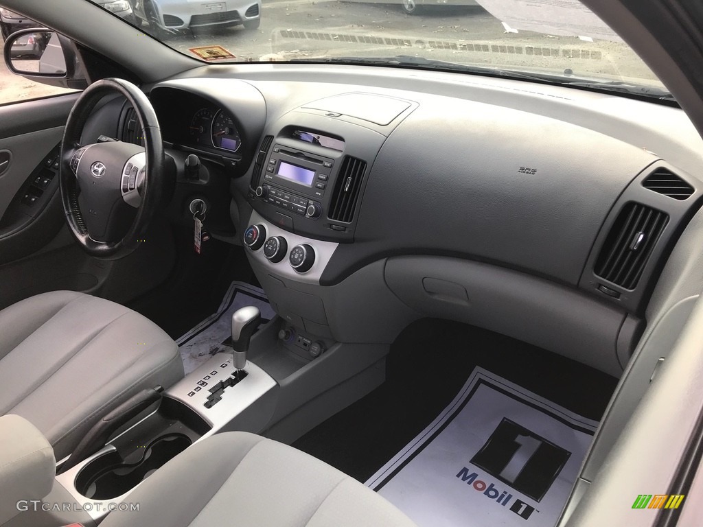 2009 Elantra SE Sedan - Carbon Gray / Black photo #13