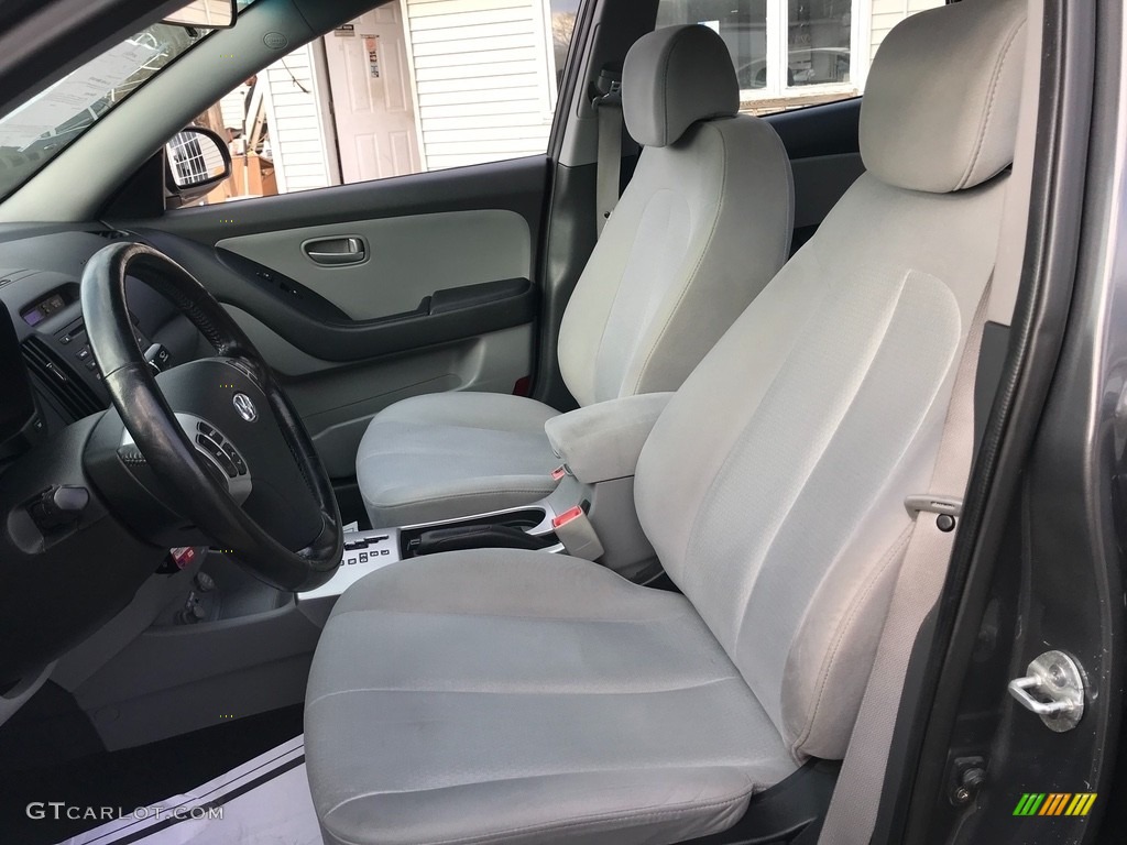 2009 Elantra SE Sedan - Carbon Gray / Black photo #14