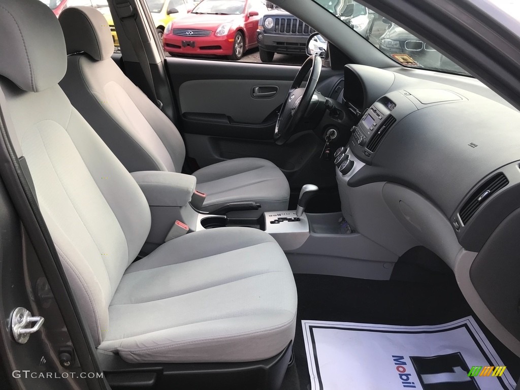 2009 Elantra SE Sedan - Carbon Gray / Black photo #15