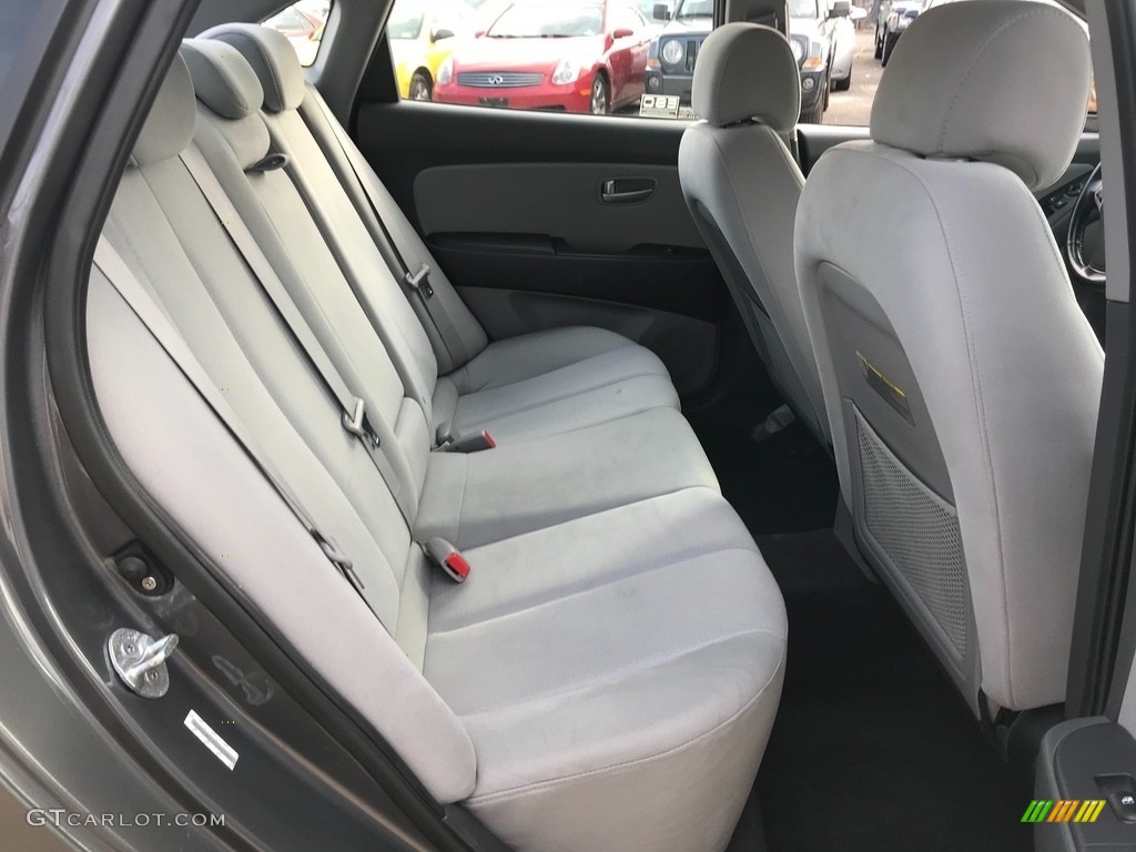 2009 Elantra SE Sedan - Carbon Gray / Black photo #16