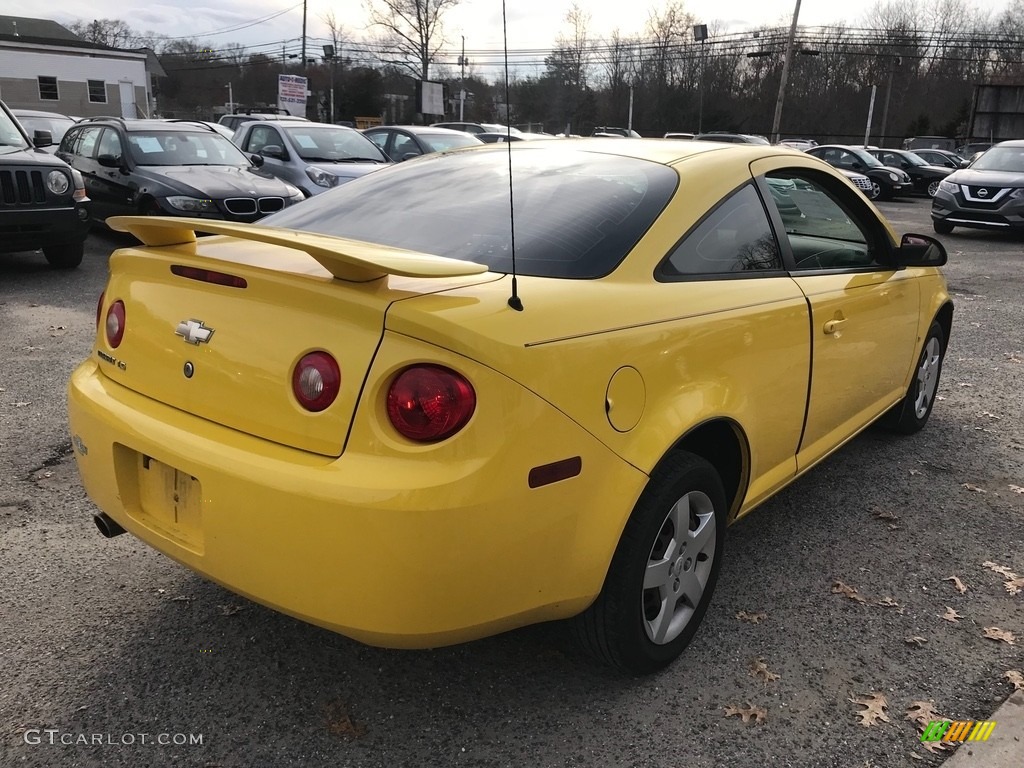 2007 Cobalt LS Coupe - Rally Yellow / Gray photo #5