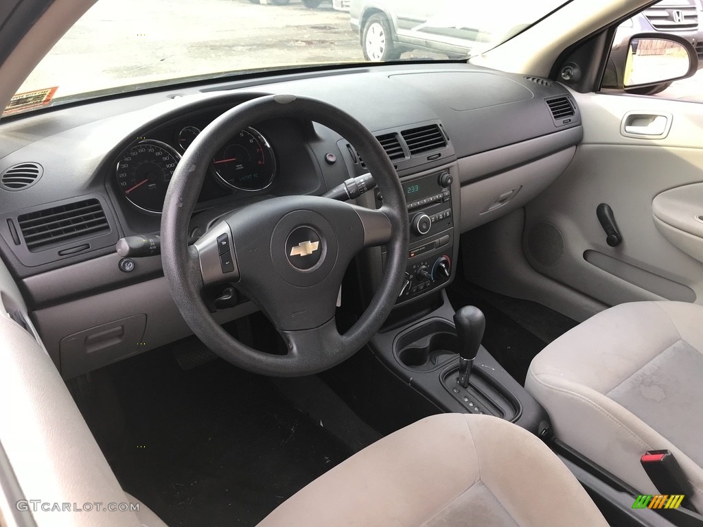 2007 Cobalt LS Coupe - Rally Yellow / Gray photo #9