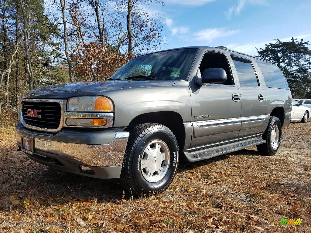 2002 Yukon XL SLE 4x4 - Storm Gray Metallic / Pewter/Shale photo #1