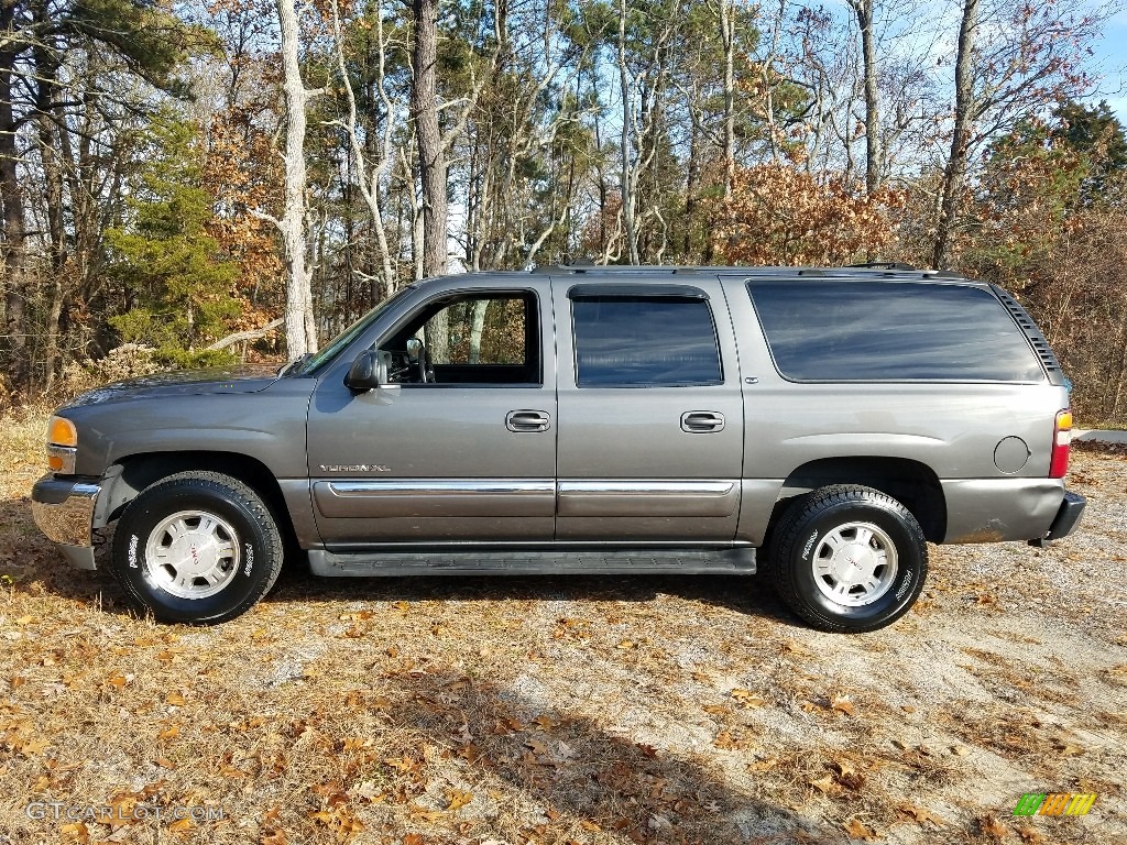 2002 Yukon XL SLE 4x4 - Storm Gray Metallic / Pewter/Shale photo #2