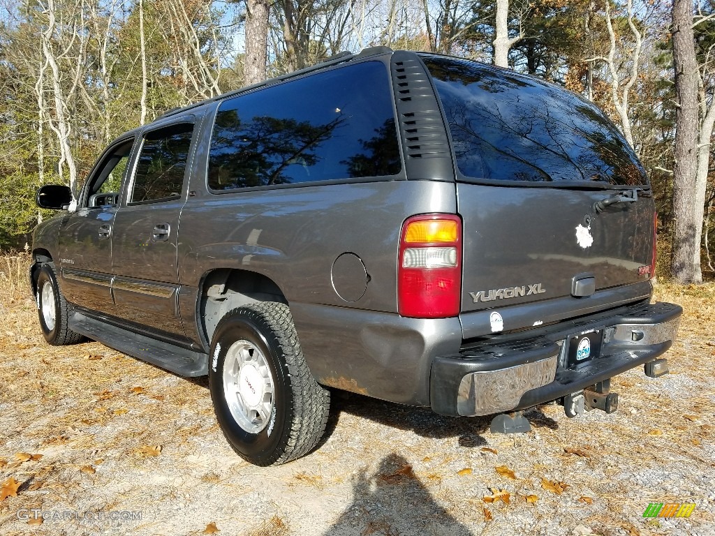 2002 Yukon XL SLE 4x4 - Storm Gray Metallic / Pewter/Shale photo #3