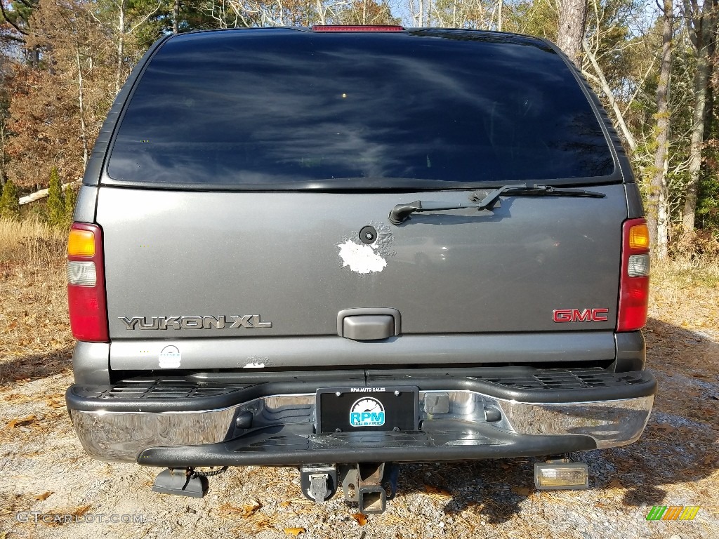 2002 Yukon XL SLE 4x4 - Storm Gray Metallic / Pewter/Shale photo #4