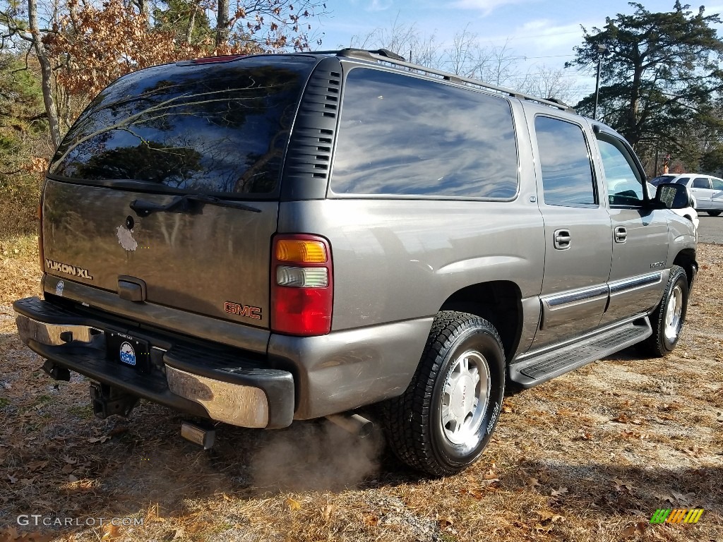 2002 Yukon XL SLE 4x4 - Storm Gray Metallic / Pewter/Shale photo #5