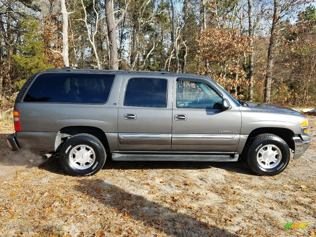 2002 Yukon XL SLE 4x4 - Storm Gray Metallic / Pewter/Shale photo #6