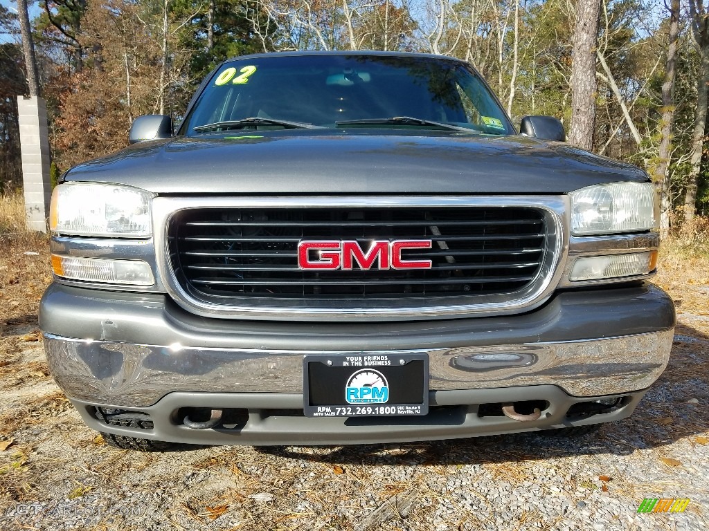 2002 Yukon XL SLE 4x4 - Storm Gray Metallic / Pewter/Shale photo #8