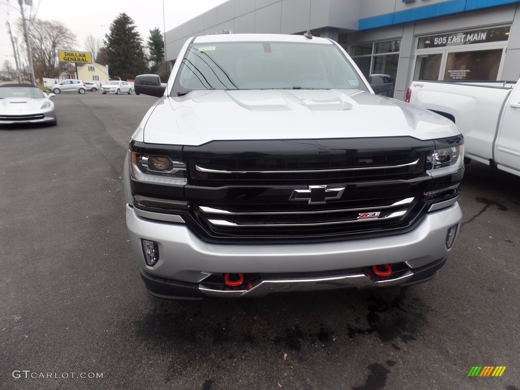 2018 Silverado 1500 LTZ Crew Cab 4x4 - Silver Ice Metallic / Jet Black photo #2