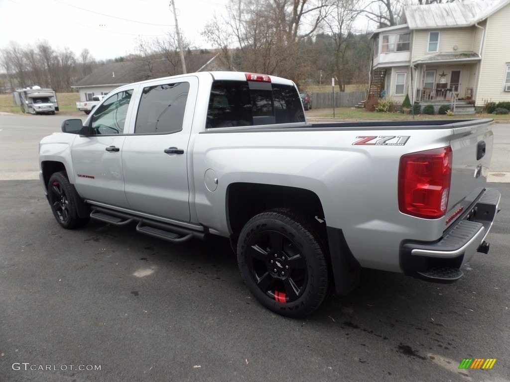 2018 Silverado 1500 LTZ Crew Cab 4x4 - Silver Ice Metallic / Jet Black photo #4