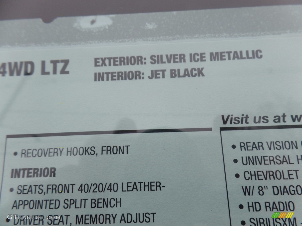 2018 Silverado 1500 LTZ Crew Cab 4x4 - Silver Ice Metallic / Jet Black photo #48