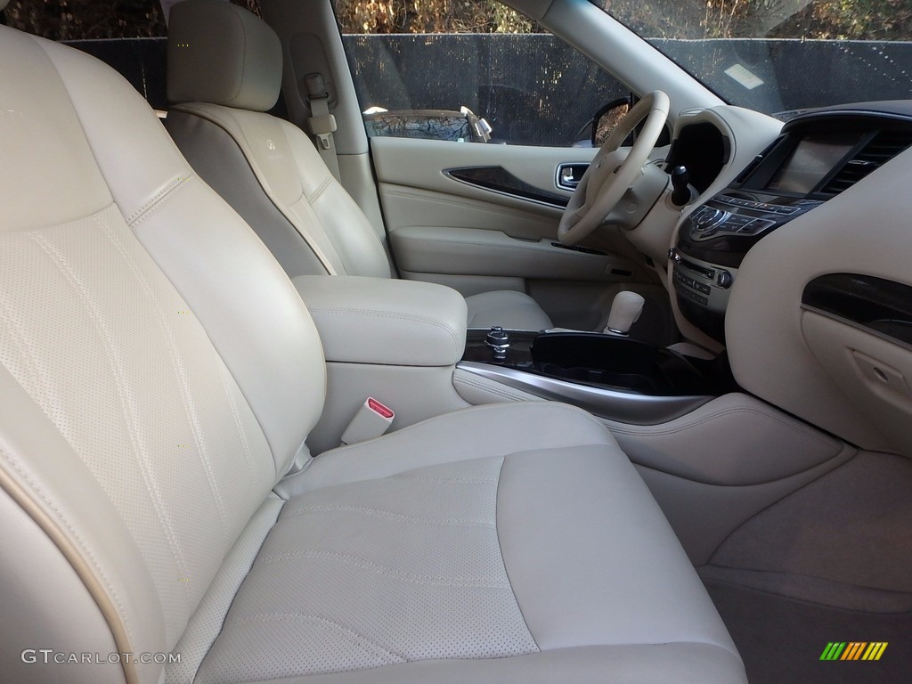 2014 QX60 3.5 AWD - Moonlight White / Wheat photo #14