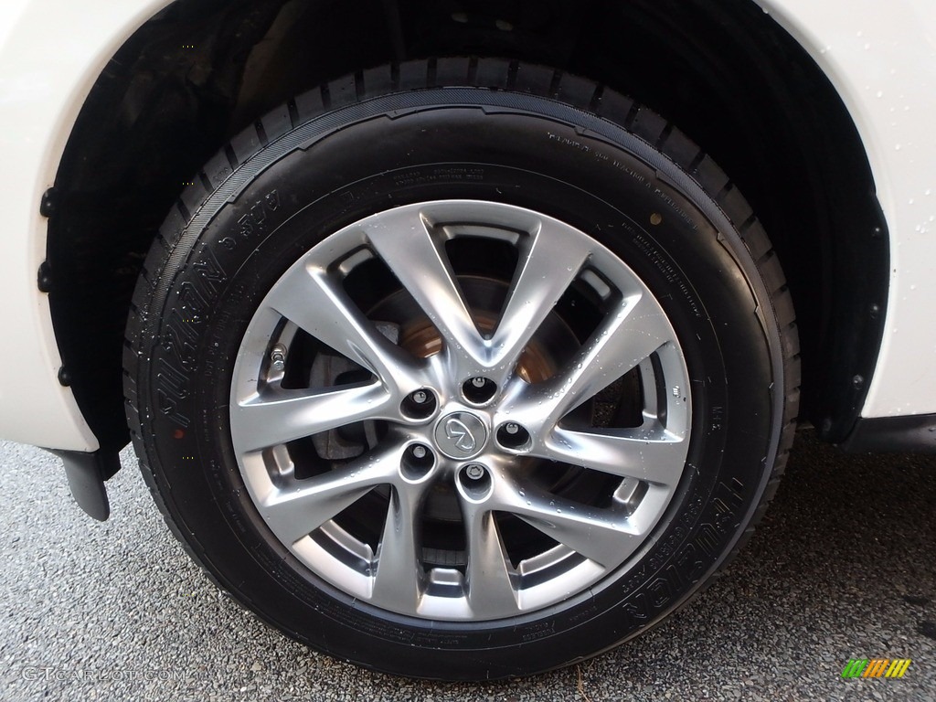 2014 QX60 3.5 AWD - Moonlight White / Wheat photo #18