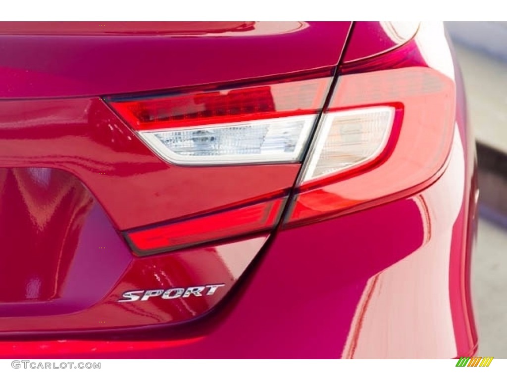2018 Accord Sport Sedan - San Marino Red / Black photo #4