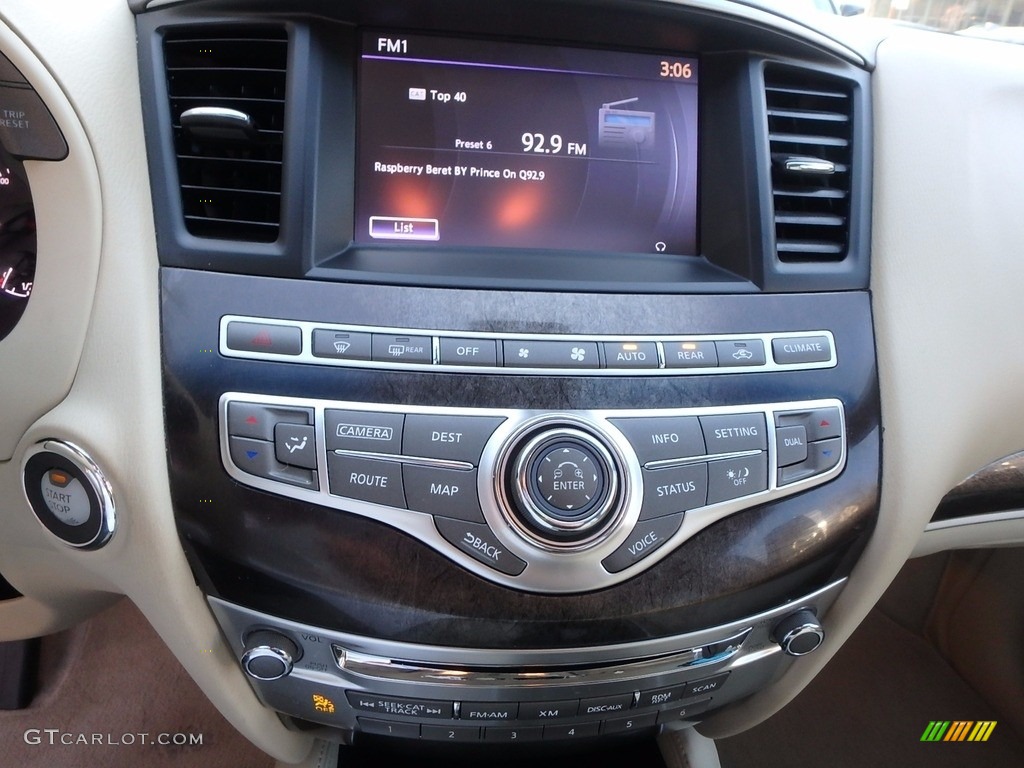 2014 QX60 3.5 AWD - Moonlight White / Wheat photo #26
