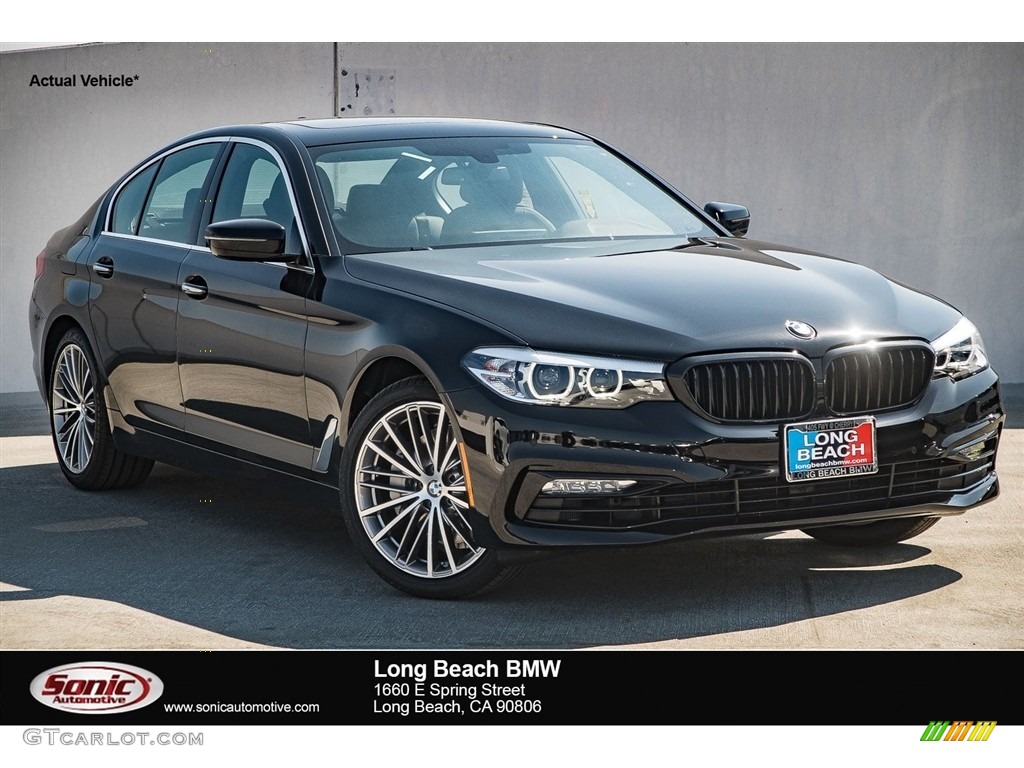 2018 5 Series 530i Sedan - Jet Black / Black photo #1