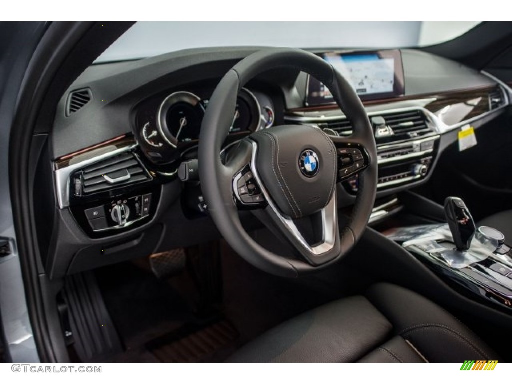2018 5 Series 530i Sedan - Bluestone Metallic / Black photo #6